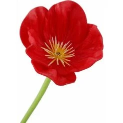 10 Set Artificiel Coquelicots Sauvages Artificiels Fausses Fleurs Artificielles Au Toucher Réaliste Pour Le Bouquet De Mariée Ou De Fête -Pas Cher Flore Calme Magasin 95135107 5