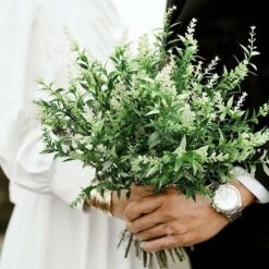 Fleurs De Lavande Artificielles,Lot De 4 Fleurs Artificielles Bouquet De Lavande,Réaliste Lavande En Plastique Pour Intérieur Extérieur Bricolage Mariage Maison Jardin Fenêtre Décor (Blanc) -Pas Cher Flore Calme Magasin 95435941 4