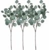 Guirlande D'Eucalyptus Artificielle Longues Feuilles De Dollar En Argent Plantes À Feuillage Plantes À Feuillage Branches En Plastique Artificielles Arbustes De Verdure -Pas Cher Flore Calme Magasin 97554202 1