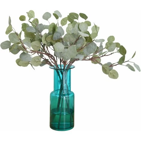 Guirlande D'Eucalyptus Artificielle Longues Feuilles De Dollar En Argent Plantes À Feuillage Plantes À Feuillage Branches En Plastique Artificielles Arbustes De Verdure 4 Guirlande D'Eucalyptus Artificielle Longues Feuilles De Dollar En Argent Plantes À Feuillage Plantes À Feuillage Branches En Plastique Artificielles Arbustes De Verdure – Image 2