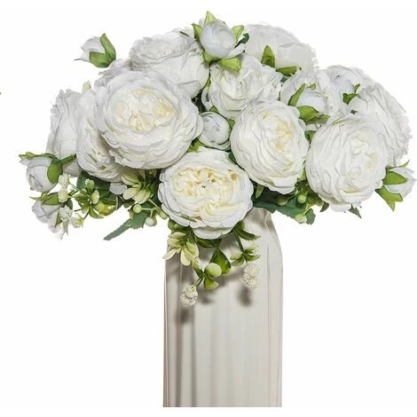 4 Bouquets De Roses Artificielles Faux Bouquet Bouquet De Décoration De Mariage En Soie 3 4 Bouquets De Roses Artificielles Faux Bouquet Bouquet De Décoration De Mariage En Soie