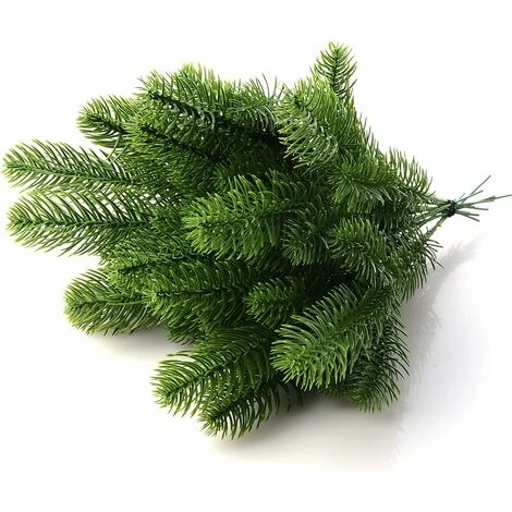 Lot De 50 Branches De Pin Artificielles Pour Couronne De Noël Ou Décoration De Jardin 248cm Lot De 30. 3 Lot De 50 Branches De Pin Artificielles Pour Couronne De Noël Ou Décoration De Jardin 248cm Lot De 30.