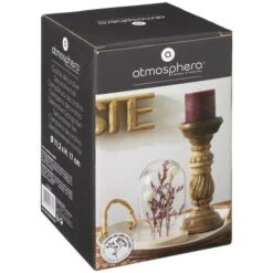 Fleurs Séchées Sous Cloche Gypsy H17 Cm - Atmosphera Créateur D'intérieur -Pas Cher Flore Calme Magasin 98553469 3